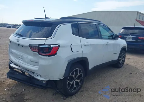 2025 Jeep Compass Limited from USA, damaged, VIN 3C4NJDCN8ST605634